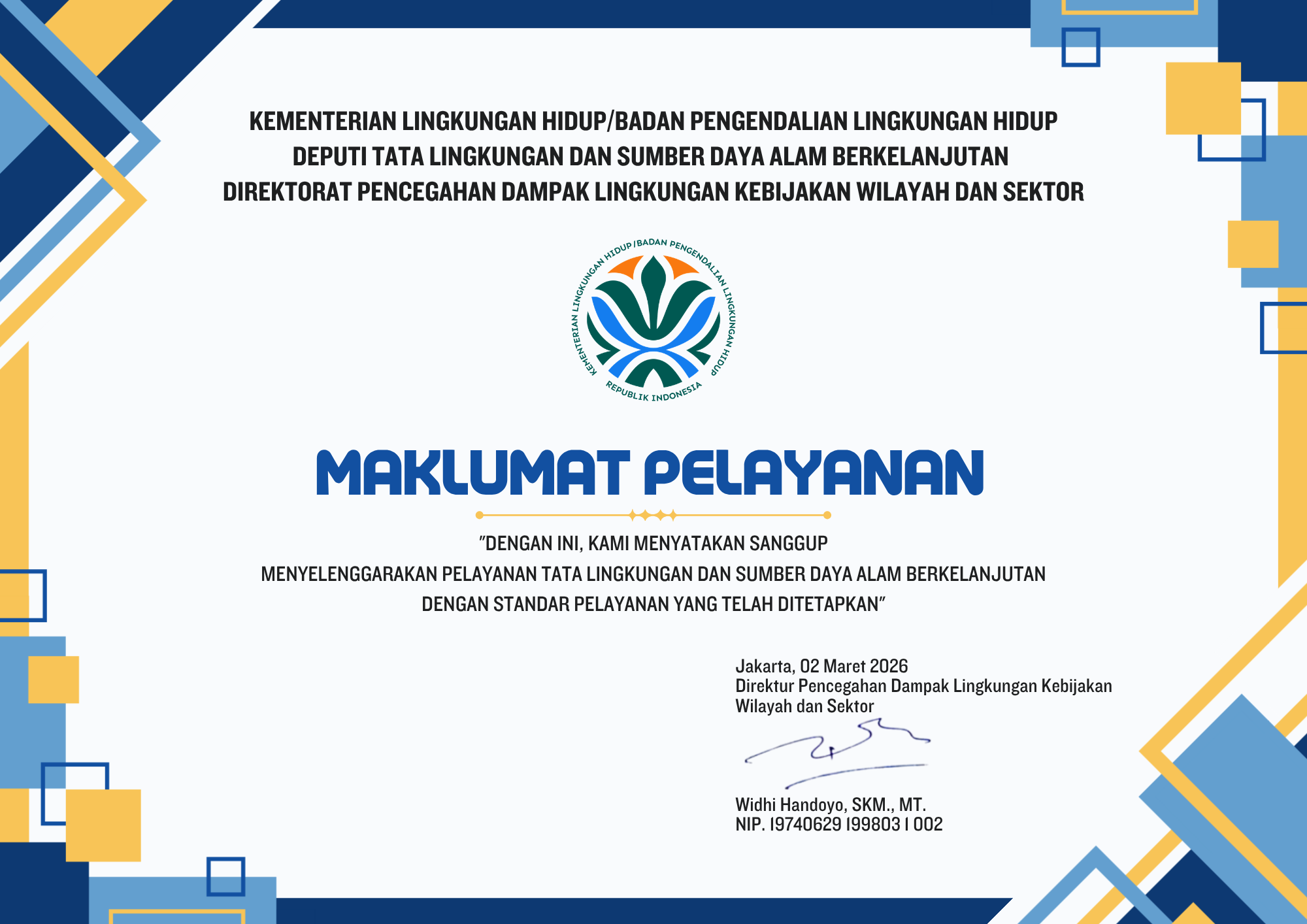 Maklumat Pelayanan 2026
